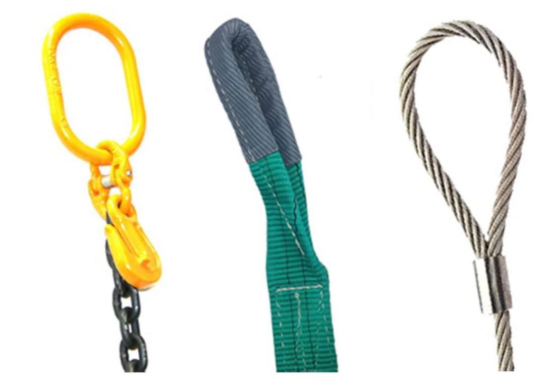 The Difference Between Wire Rope Sling, Chain Sling, and Web Sling